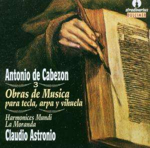 Antonio de Cabezon (1500-1566): Instrumentalwerke Vol.3, CD