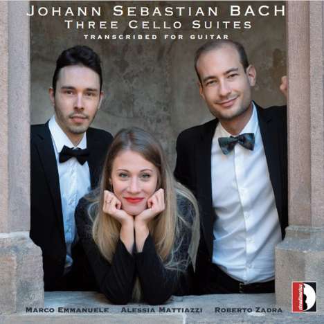 Johann Sebastian Bach (1685-1750): Cellosuiten BWV 1007,1008,1010 arrangiert für Gitarre, CD