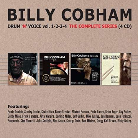 Billy Cobham (geb. 1944): Drum'n'Voice Vol.1 - 4: The Complete Series, 4 CDs