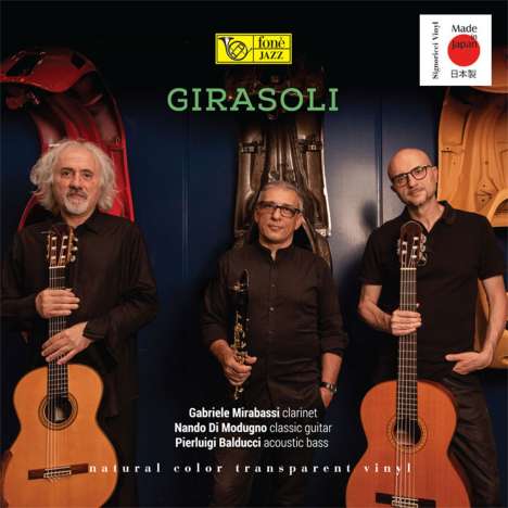 Gabriele Mirabassi, Nando Di Modugno &amp; Pierluigi Balducci: Girasoli (180g) (Clear Vinyl), LP