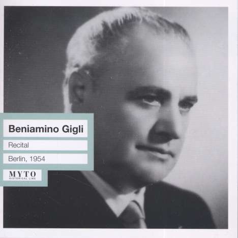 Benjamino Gigli - Recital, CD