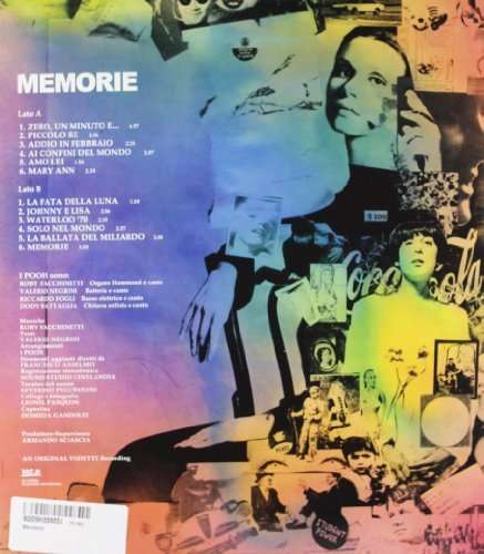 I Pooh: Memorie (Blue Vinyl) (Limited Edition) (LP + 7"), 1 LP und 1 Single 7"