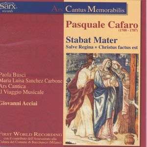Pasquale Cafaro (1708-1787): Stabat Mater dolorosa, CD