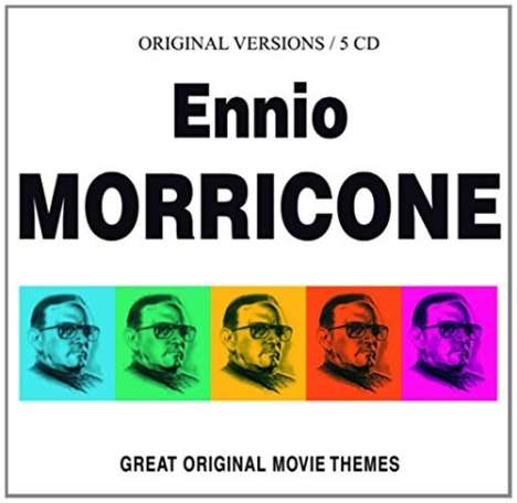 Ennio Morricone (1928-2020): Filmmusik: Great Original Movie Themes, 5 CDs