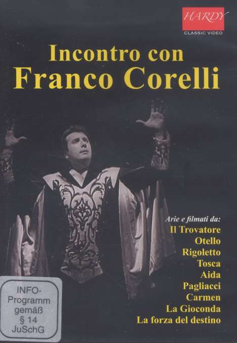 Franco Corelli - Incontro con Franco Corelli, DVD