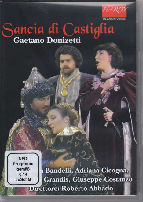 Gaetano Donizetti (1797-1848): Sancia di Castiglia, DVD