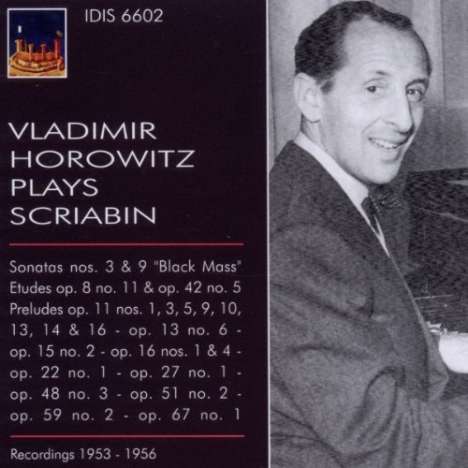 Vladimir Horowitz plays Scriabin, CD