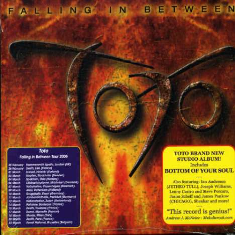 Toto: Falling In Between, CD