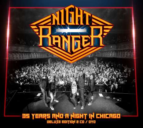 Night Ranger: 35 Years And A Night In Chicago (Deluxe-Edition), 2 CDs und 1 DVD