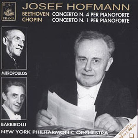 Josef Hofmann spielt Klavierkonzerte, CD