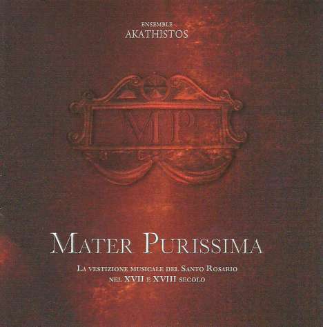 Mater Purissima, CD
