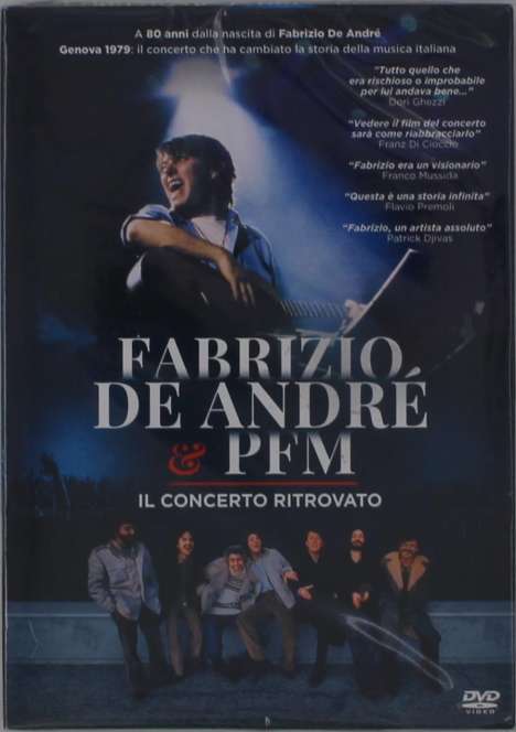 Fabrizio De André: Il Concerto Ritrovato, DVD