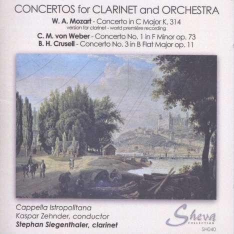 Stephan Siegenthaler - Concertos for Clarinet and Orchestra, CD