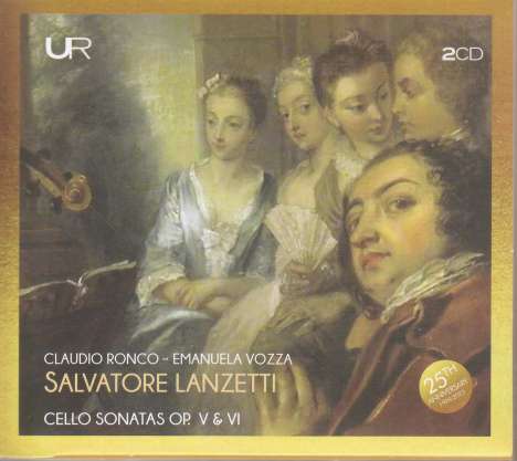 Salvatore Lanzetti (1710-1780): Sonaten für 2 Celli op.5 Nr.1-6 &amp; op.6 Nr.1-6, 2 CDs