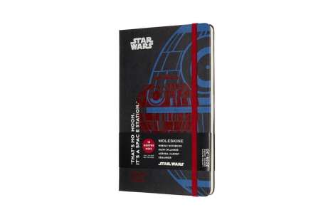 Moleskine 18 Month Star Wars Limited Edition Large Weekly No, Diverse