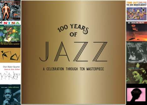 100 Years Of Jazz: A Celebration Through Ten Masterpieces, 10 CDs