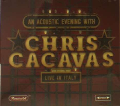 Chris Cacavas: An Acoustic Evening With Chris Cacavas: Live In Italy, CD
