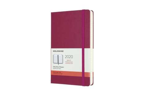 Moleskine 12-Month Daily Planner 2020 - Snappy Pink, Diverse