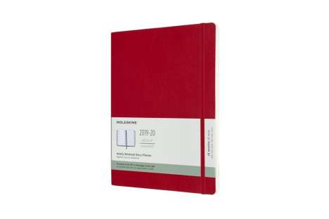 Moleskine 18 Month Weekly Notebook Planner 2020 - Scarlet Red, Diverse