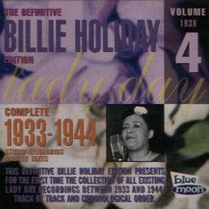 Billie Holiday (1915-1959): Master Takes 1938, CD