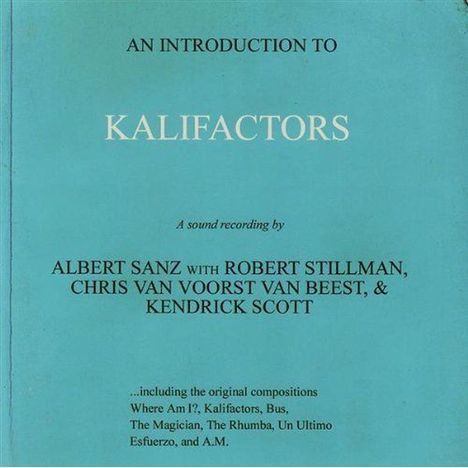 Kalifactors: An Introduction To Kalifactors, CD