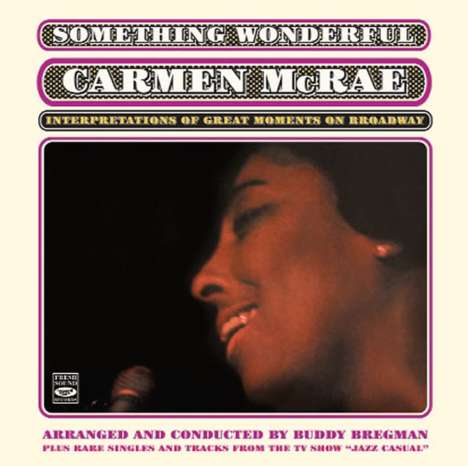 Carmen McRae (1920-1994): Something Wonderful, CD