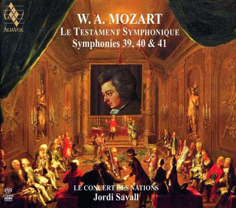 Wolfgang Amadeus Mozart (1756-1791): Symphonien Nr.39-41, 2 Super Audio CDs