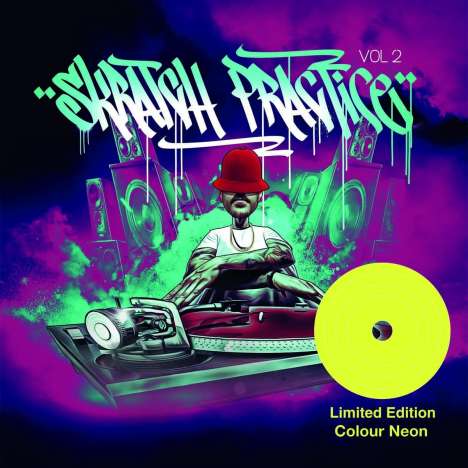 DJ T-Kut: Scratch Practice Vol 2 (Limited Edition) (Neon Yellow Vinyl), LP