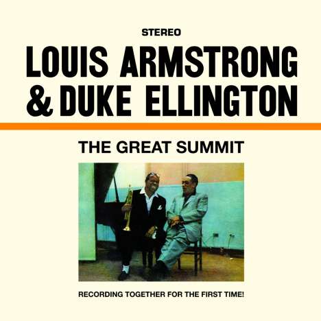 Duke Ellington &amp; Louis Armstrong: The Great Summit (180g) (Limited Edition) (Blue Vinyl) +1 Bonus Track, LP