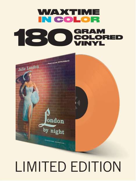 Julie London: London By Night (180g) (Limited-Edition) (Orange Vinyl), LP