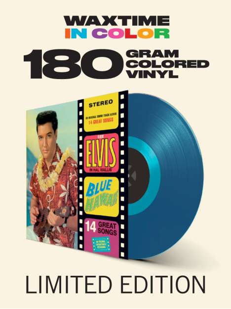 Elvis Presley (1935-1977): Blue Hawaii (180g) (Limited-Edition) (Translucent Blue Vinyl) (+1 Bonustrack), LP