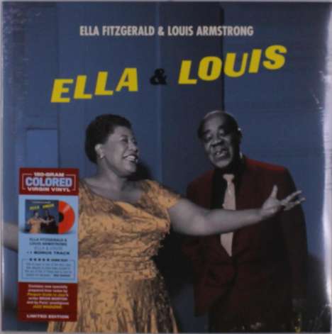 Ella Fitzgerald (1917-1996): Ella &amp; Louis (180g) (Limited Edition) (Colored Vinyl), LP