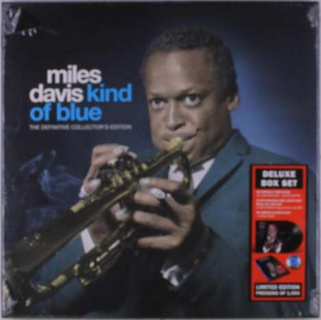 Miles Davis (1926-1991): Kind Of Blue (180g) (Limited Numbered Edition Deluxe Box Set), 1 LP, 1 CD und 1 Buch