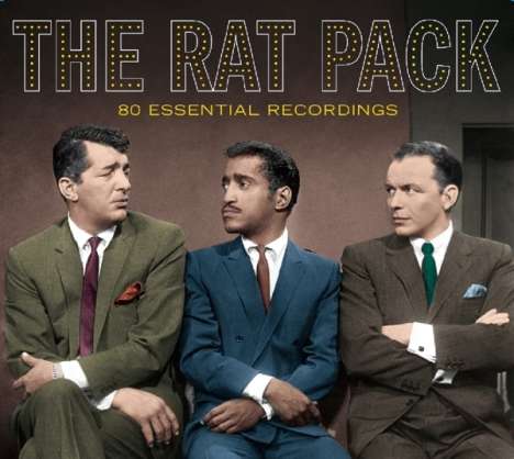Rat Pack (Frank Sinatra, Dean Martin &amp; Sammy Davis Jr.): 80 Essential Recordings, 3 CDs