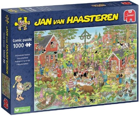 Jan van Haasteren - Mittsommerfestival - 1000 Teile, Spiele