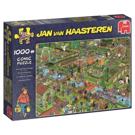 Jan van Haasteren - Der Gemüsegarten - 1000 Teile Puzzle, Spiele