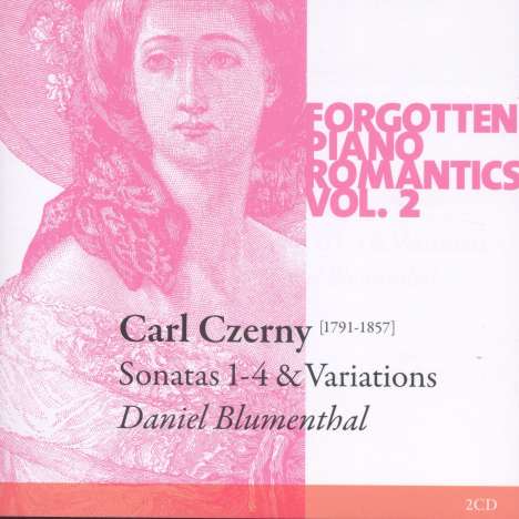 Carl Czerny (1791-1857): Klaviersonaten Nr.1-4, 2 CDs