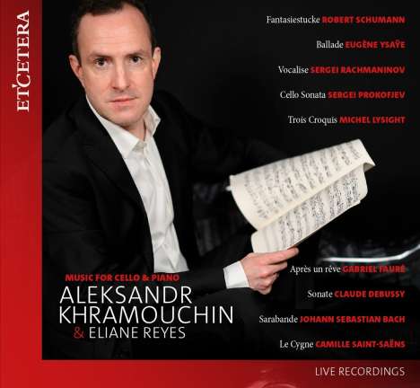 Aleksandr Khramouchin - Music for Cello &amp; Piano, CD