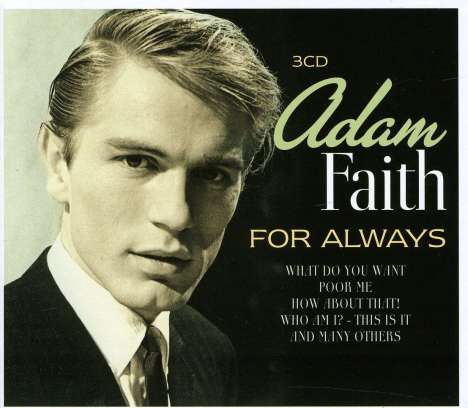 Adam Faith: For Always, 3 CDs