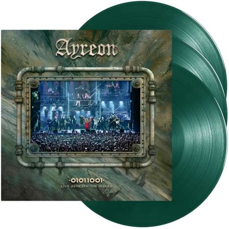 Ayreon: 01011001: Live Beneath The Waves (Limited Edition) (Green Vinyl), 3 LPs