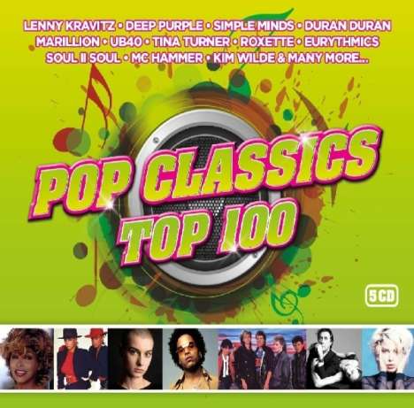 Pop Classics Top 100, 5 CDs