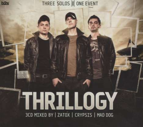 Thrillogy 2012 Mixed By Zatox / Crypsis / Mad Dog, 3 CDs