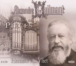 Felix Alexandre Guilmant (1837-1911): Integrale des 66 Pieces dans differents styles Vol.1-5, 5 CDs