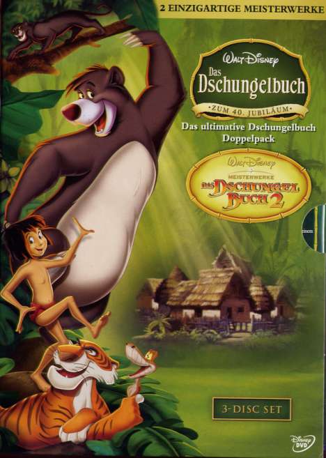 Das Dschungelbuch (Special Edition) + Das Dschungelbuch 2, 3 DVDs