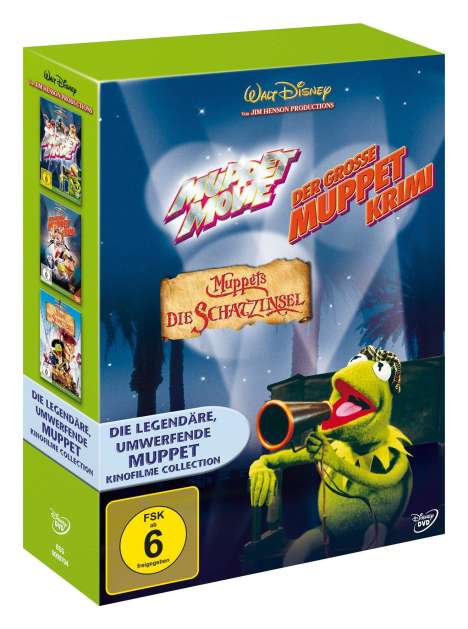 Muppets-Kinofilm-Box, 3 DVDs
