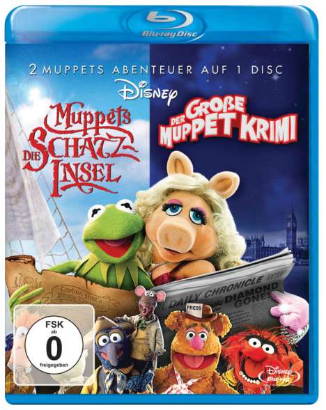 Der große Muppet Krimi / Muppets - Die Schatzinsel (Blu-ray), Blu-ray Disc