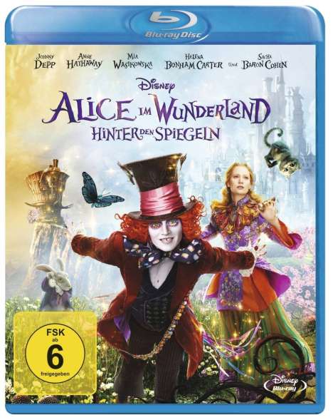Alice im Wunderland - Hinter den Spiegeln (Blu-ray), Blu-ray Disc