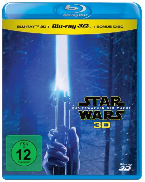 Star Wars 7: Das Erwachen der Macht (3D &amp; 2D Blu-ray), 3 Blu-ray Discs
