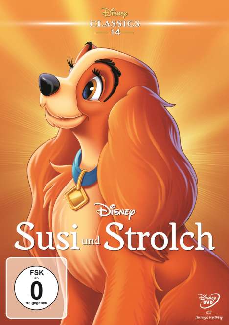 Susi und Strolch, DVD