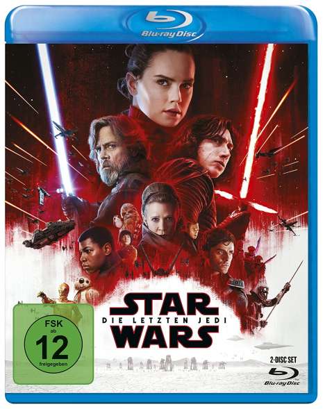 Star Wars 8: Die letzten Jedi (Blu-ray), 2 Blu-ray Discs